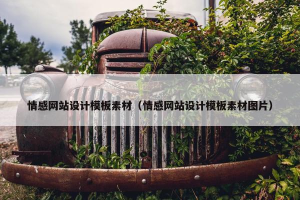 情感网站设计模板素材（情感网站设计模板素材图片）