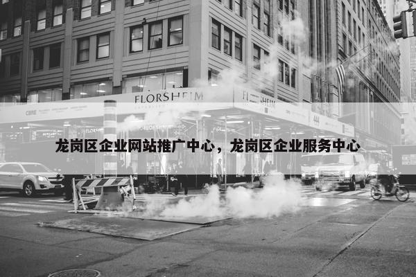 龙岗区企业网站推广中心，龙岗区企业服务中心