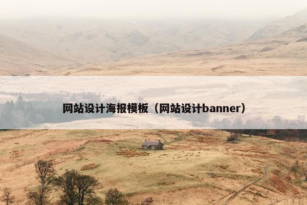 网站设计海报模板（网站设计banner）