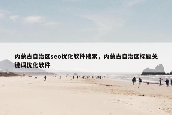 内蒙古自治区seo优化软件搜索，内蒙古自治区标题关键词优化软件