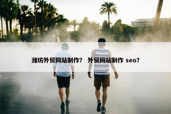 潍坊外贸网站制作？ 外贸网站制作 seo？