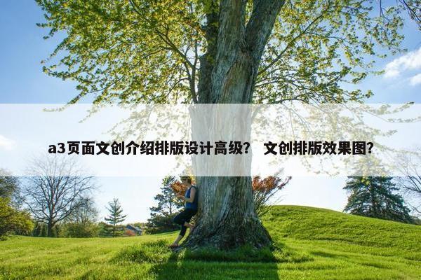 a3页面文创介绍排版设计高级？ 文创排版效果图？