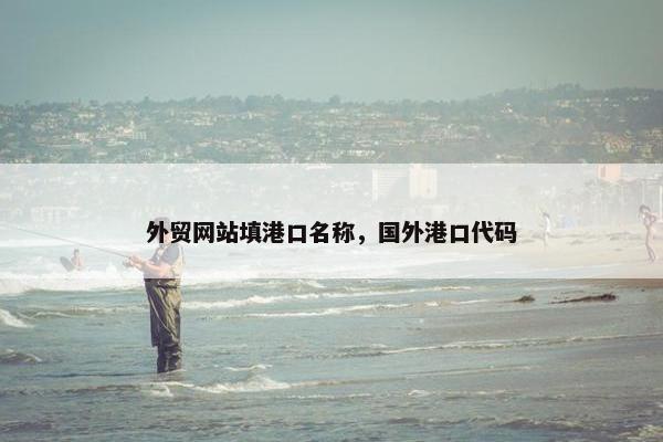外贸网站填港口名称，国外港口代码