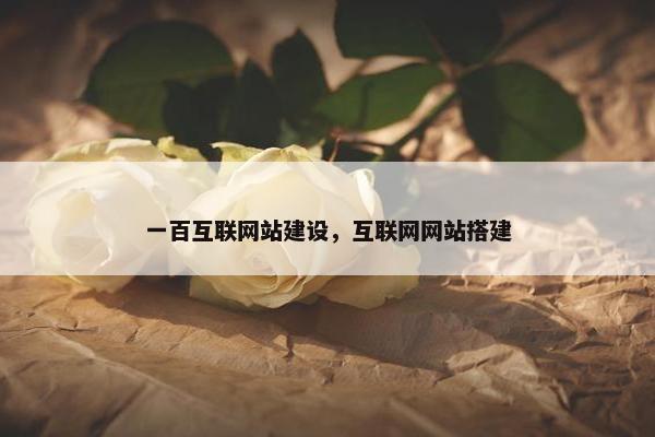 一百互联网站建设，互联网网站搭建