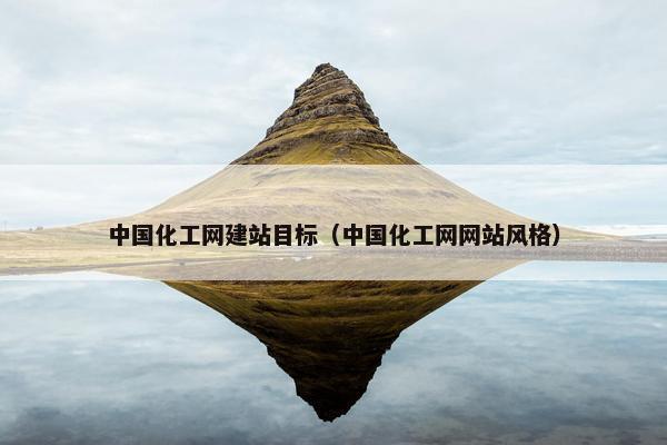 中国化工网建站目标（中国化工网网站风格）