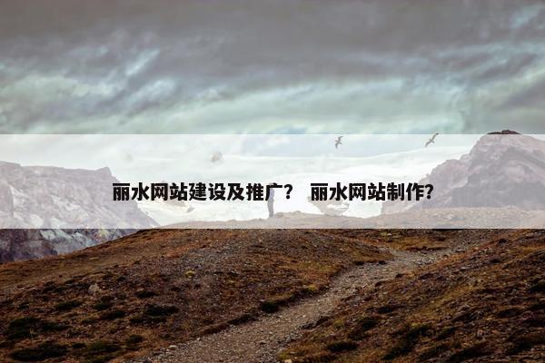 丽水网站建设及推广？ 丽水网站制作？
