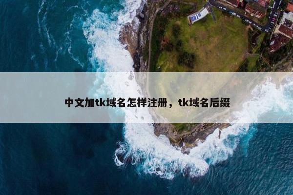 中文加tk域名怎样注册，tk域名后缀