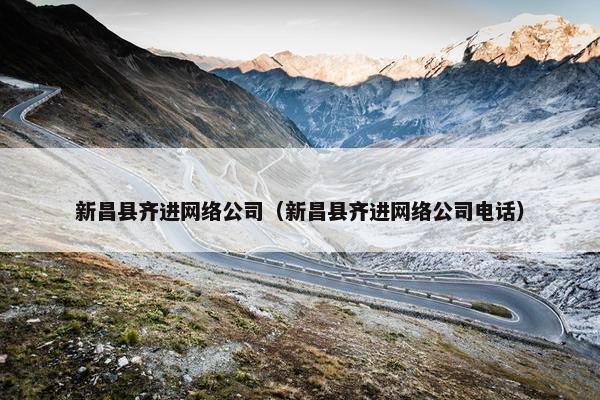 新昌县齐进网络公司（新昌县齐进网络公司电话）
