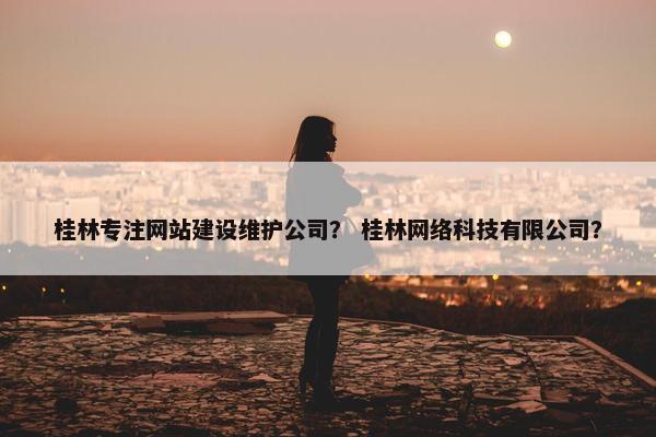 桂林专注网站建设维护公司？ 桂林网络科技有限公司？