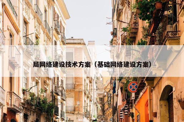 局网络建设技术方案（基础网络建设方案）