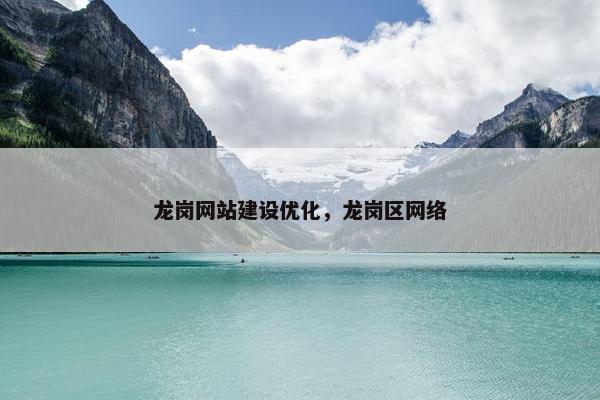 龙岗网站建设优化，龙岗区网络