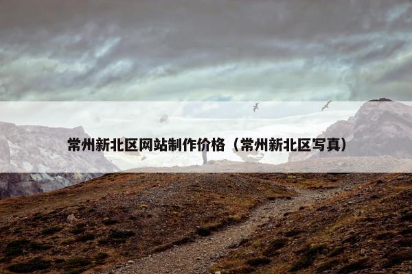 常州新北区网站制作价格（常州新北区写真）