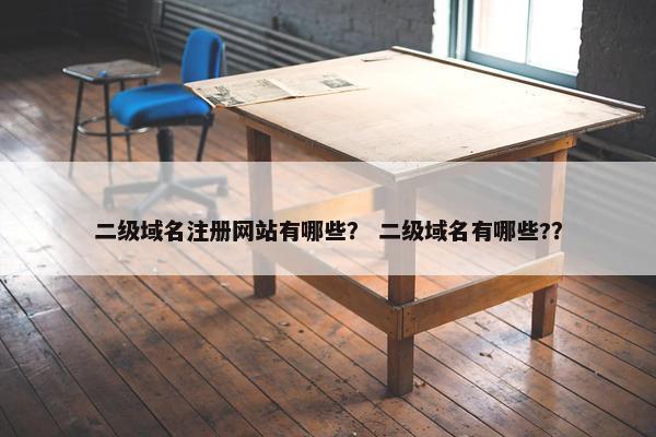 二级域名注册网站有哪些？ 二级域名有哪些?？