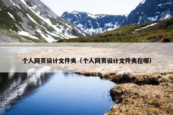 个人网页设计文件夹（个人网页设计文件夹在哪）
