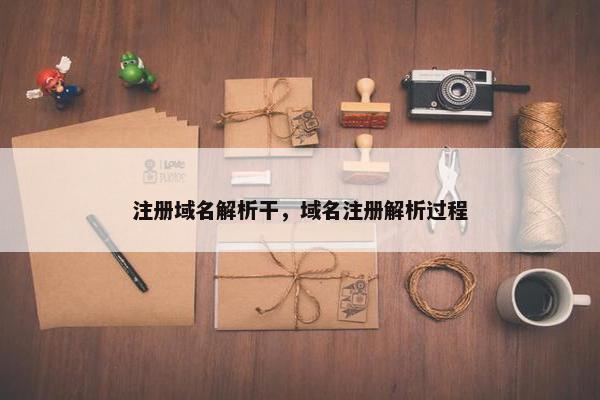 注册域名解析干，域名注册解析过程