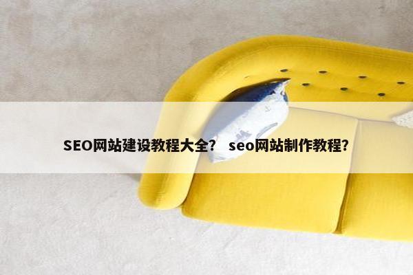 SEO网站建设教程大全？ seo网站制作教程？