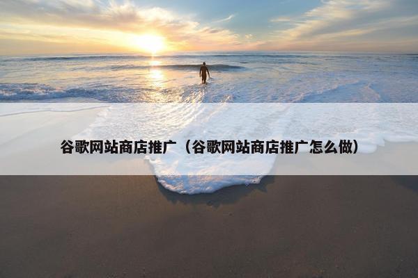 谷歌网站商店推广（谷歌网站商店推广怎么做）