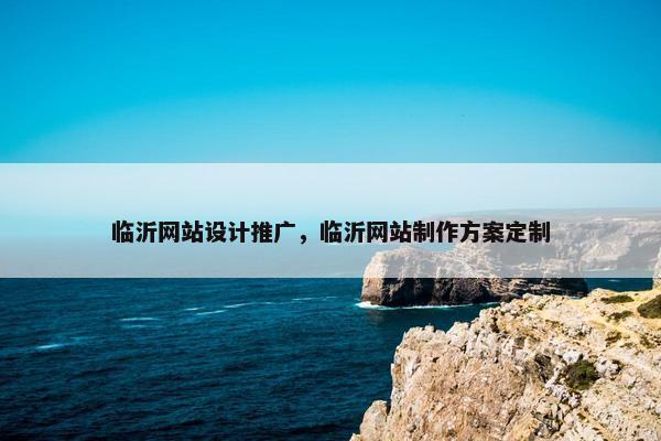 临沂网站设计推广，临沂网站制作方案定制