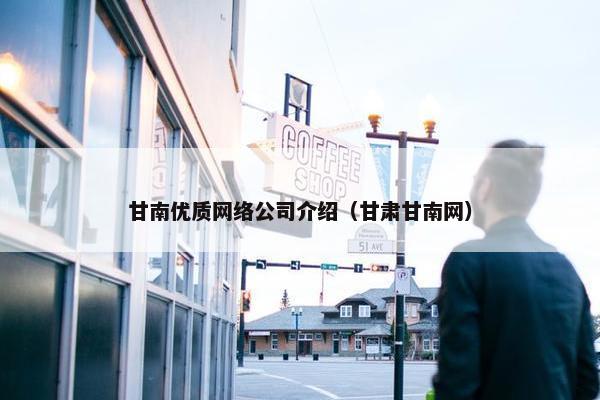 甘南优质网络公司介绍（甘肃甘南网）