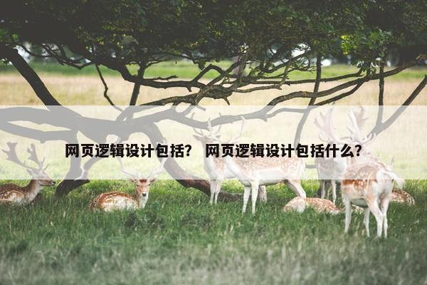 网页逻辑设计包括？ 网页逻辑设计包括什么？