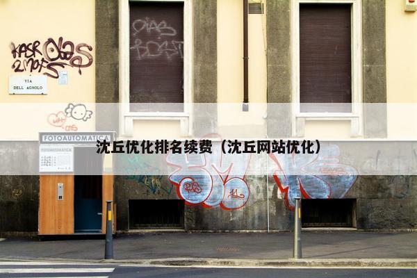 沈丘优化排名续费（沈丘网站优化）