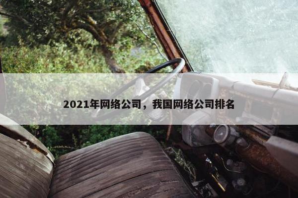 2021年网络公司，我国网络公司排名