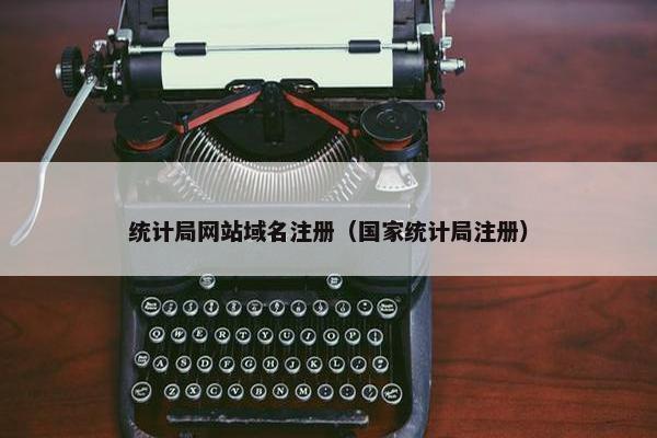 统计局网站域名注册（国家统计局注册）