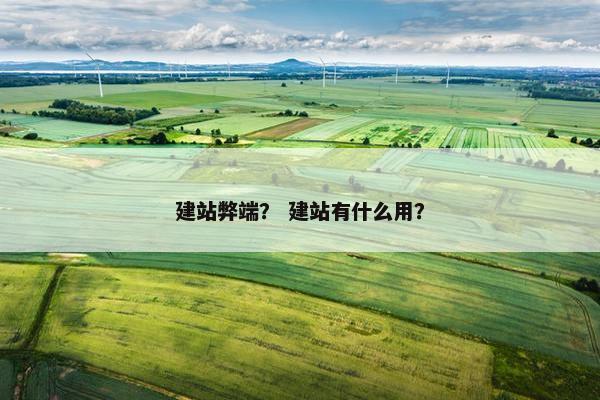 建站弊端？ 建站有什么用？