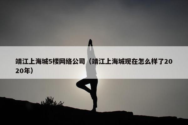 靖江上海城5楼网络公司（靖江上海城现在怎么样了2020年）