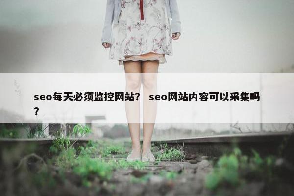 seo每天必须监控网站？ seo网站内容可以采集吗？