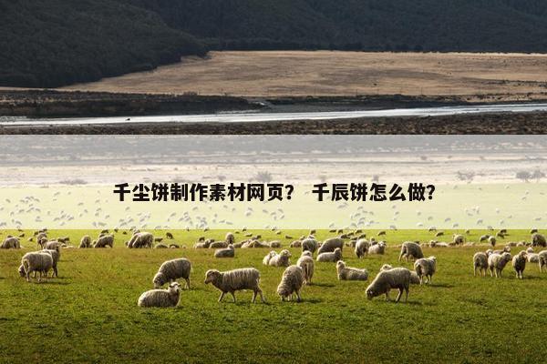 千尘饼制作素材网页？ 千辰饼怎么做？