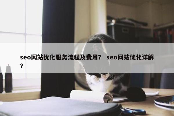 seo网站优化服务流程及费用？ seo网站优化详解？