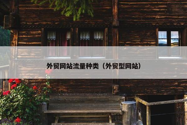 外贸网站流量种类（外贸型网站）