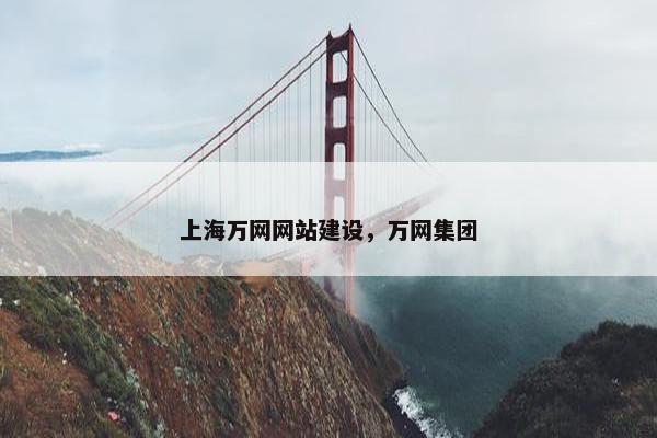 上海万网网站建设，万网集团