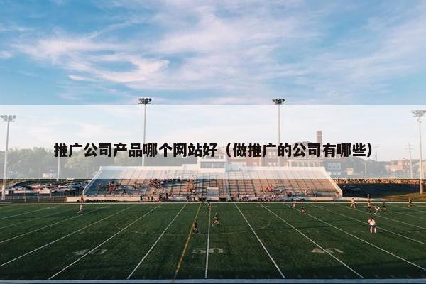 推广公司产品哪个网站好（做推广的公司有哪些）