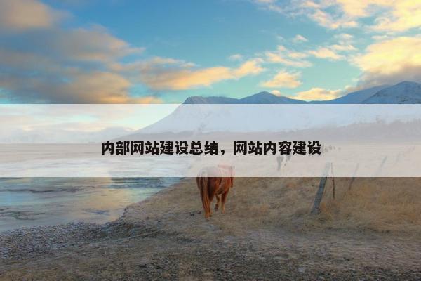 内部网站建设总结，网站内容建设