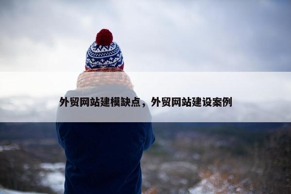 外贸网站建模缺点，外贸网站建设案例