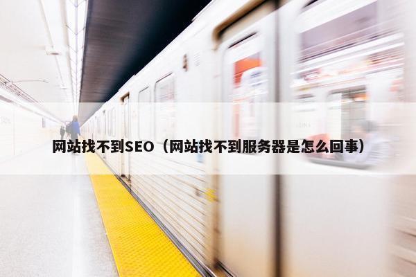 网站找不到SEO（网站找不到服务器是怎么回事）
