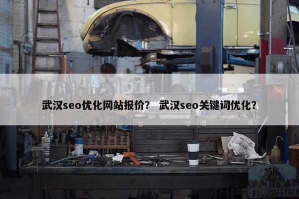 武汉seo优化网站报价？ 武汉seo关键词优化？