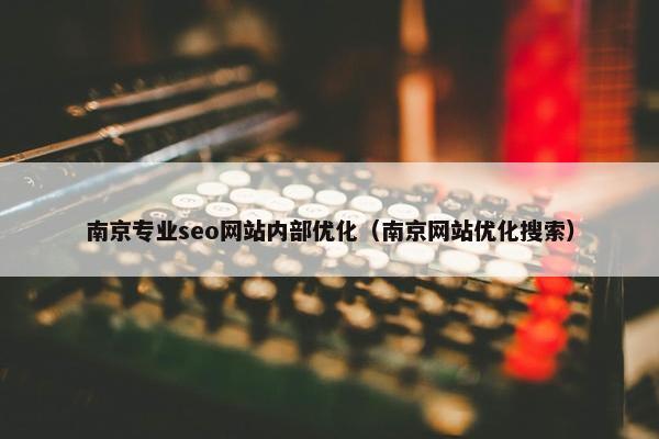 南京专业seo网站内部优化（南京网站优化搜索）