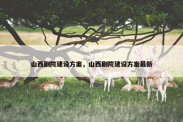 山西剧院建设方案，山西剧院建设方案最新