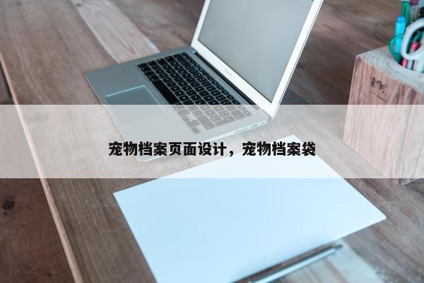 宠物档案页面设计，宠物档案袋