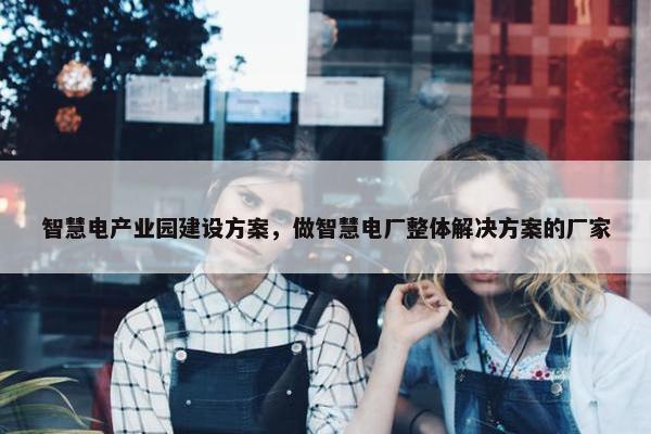 智慧电产业园建设方案，做智慧电厂整体解决方案的厂家