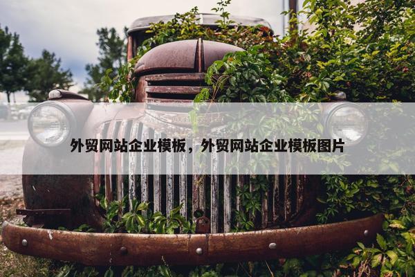 外贸网站企业模板，外贸网站企业模板图片
