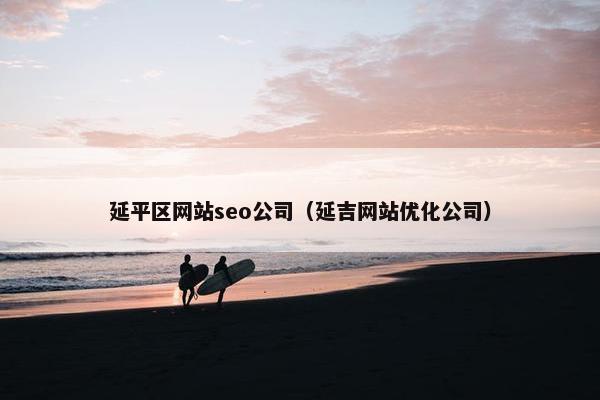 延平区网站seo公司（延吉网站优化公司）