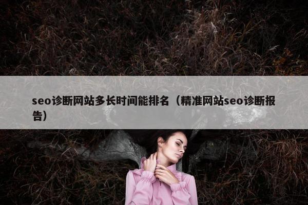seo诊断网站多长时间能排名（精准网站seo诊断报告）