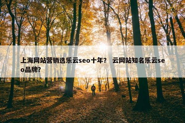 上海网站营销选乐云seo十年？ 云网站知名乐云seo品牌？