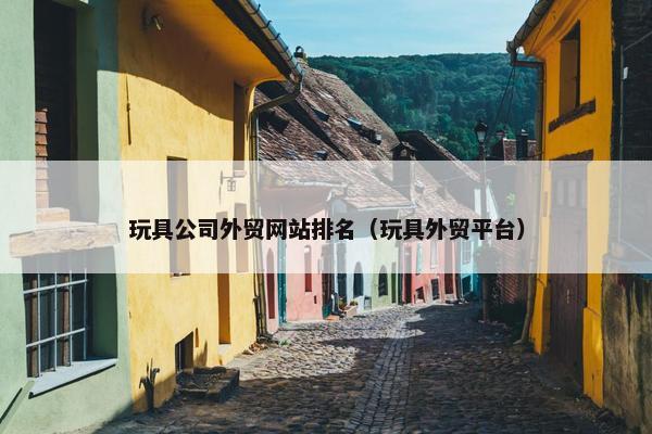 玩具公司外贸网站排名（玩具外贸平台）