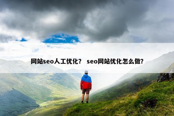 网站seo人工优化？ seo网站优化怎么做？