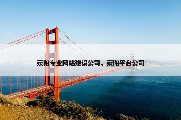 荥阳专业网站建设公司，荥阳平台公司